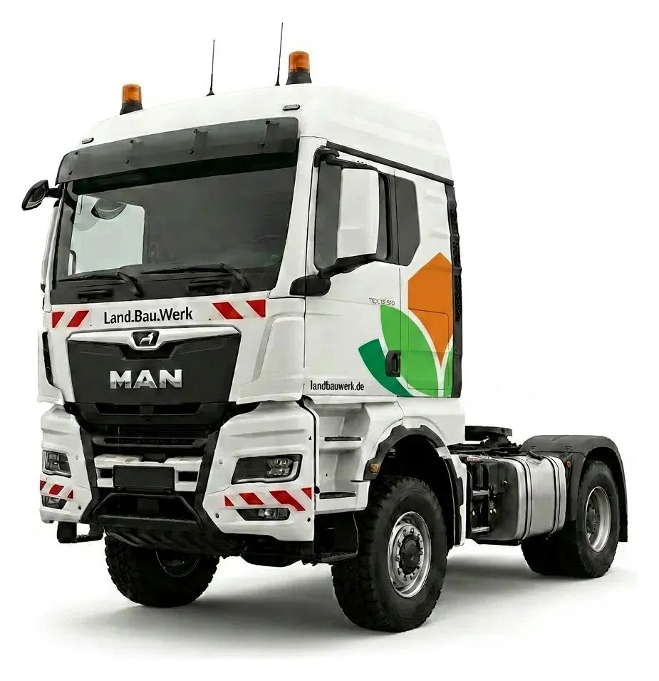 MAN TGX Sattelzugmaschine mit Tieflader